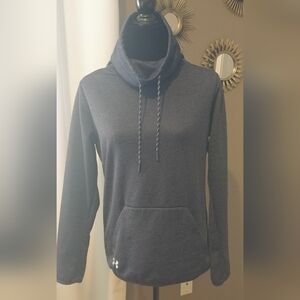 Under Armour Navy Blue ColdGear Funnel Neck Sweatshirt